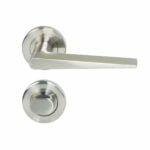 Lucca Lever Privacy Set Satin Nickel door handle