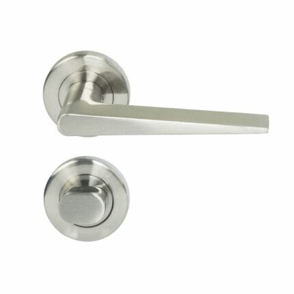 Lucca Lever Privacy Set Satin Nickel door handle