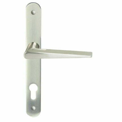 Lucca Long Plate Set (furniture only) Satin Nickel door handle