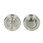 Milano Privacy Turn & Escape Round Rose Satin Nickel