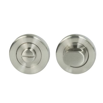 Milano Privacy Turn & Escape Round Rose Satin Nickel