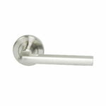 Parma Lever Set Round Rose (furniture only) Satin Nickel door handle