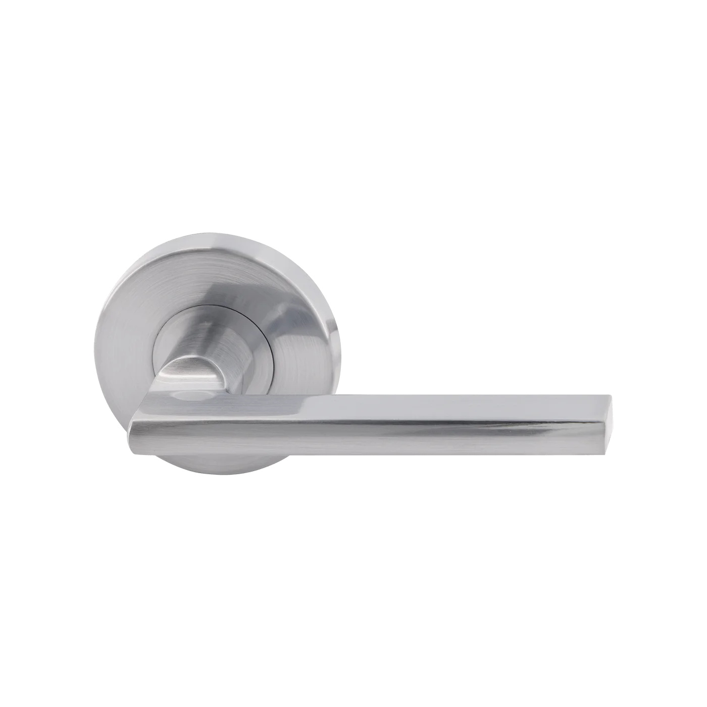 Sara Lever Passage Set Satin Chrome | Miles Nelson