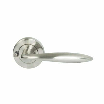 Tivoli Lever Integrated Privacy Set Satin Nickel door handle