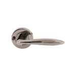 Tivoli Lever Integrated Privacy Set Black Chrome door handle