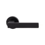 Verona Lever Integrated Privacy Set Matt Black door handle