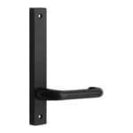 MNC 90 Lever On Narrow Long Plate Matt Black - Internal / Lever / Plain