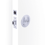 Cavity Slider Entrance Kit - Round - Satin Chrome - Bulk Pack