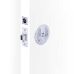 Cavity Slider Privacy Kit - Round - Satin Chrome