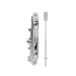 Recessed Flush Bolt with Straight Rod 300mm - Satin Chrome