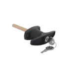 Plastic T-Handle Lock 75mm Rear Fix - KA
