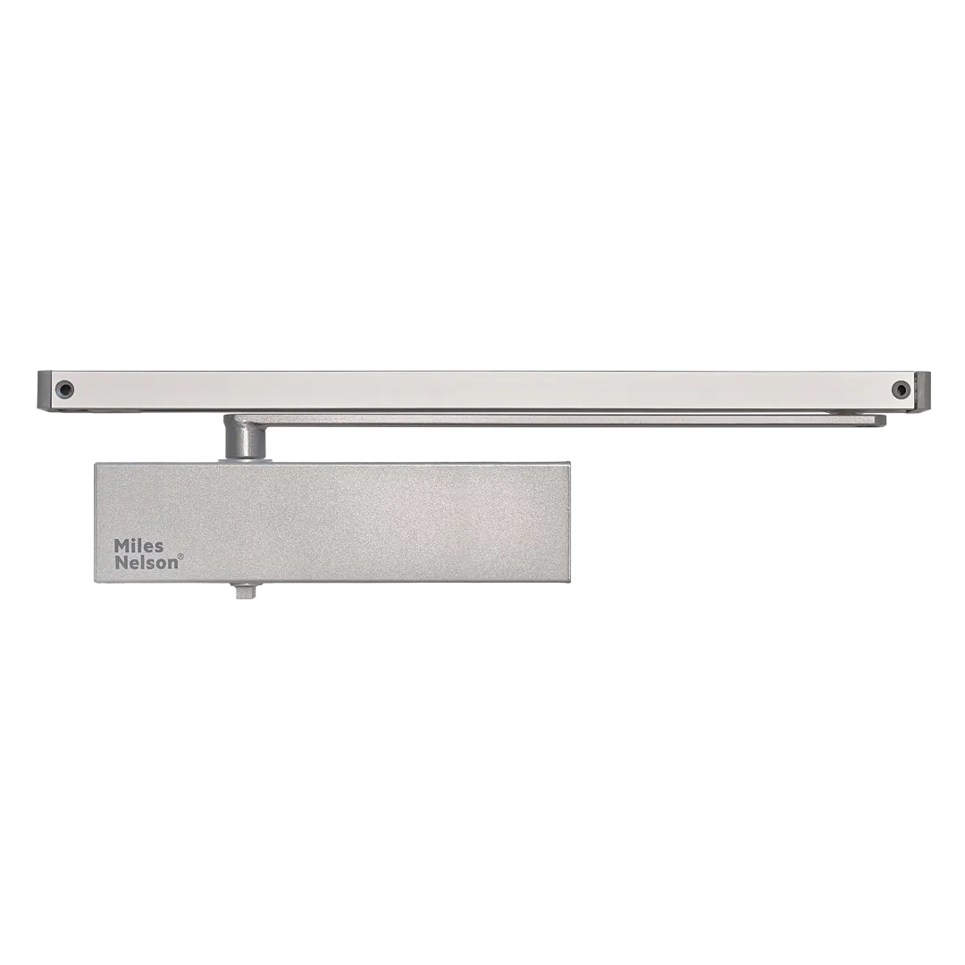 MNC 8000 Series 2-4 Power Door Closer with Slide Arm – Satin