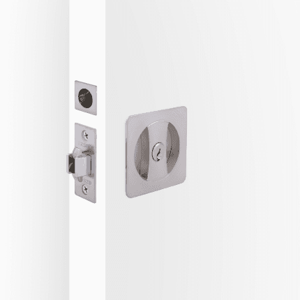 Cavity Slider Locking Kit - Square - Satin Nickel