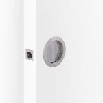 Cavity Slider Passage Kit - Round - Satin Nickel