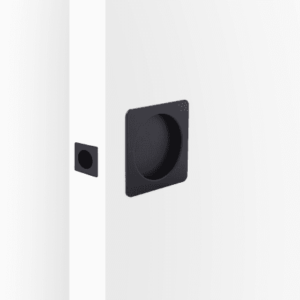 Cavity Slider Passage Kit - Square - Matt Black