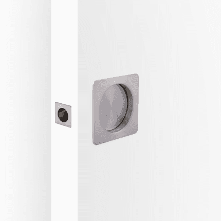 Cavity Slider Passage Kit - Square - Satin Nickel