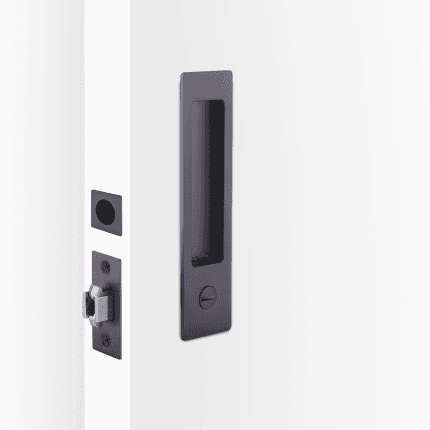 Rectangular Cavity Slider Privacy Kit - Satin Graphite