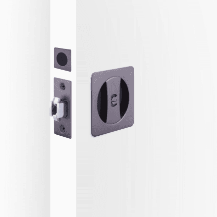 Cavity Slider Privacy Indicating Kit - Square - Satin Graphite