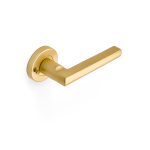 Parma Lever Integrated Privacy Set Satin Brass