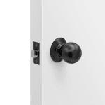 Pro-Series Cirque Passage Door Knob Set - Matt Black