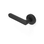 Figo Lever Dummy Set - Round Rose - Matt Black