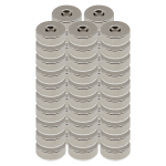 Door Magnets 22 x 8mm - Chrome - 25 pairs