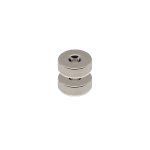 Door Magnets 22 x 8mm - Chrome - 1 pair