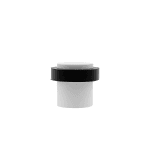 White Floor Mount Door Stop 40mm (207)